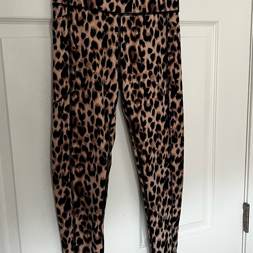 Victoria's Secret Kids Animal Print Leggings - Brown and Black